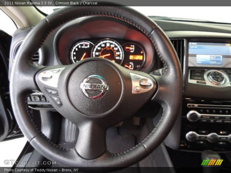 Crimson Black / Charcoal 2011 Nissan Maxima 3.5 SV