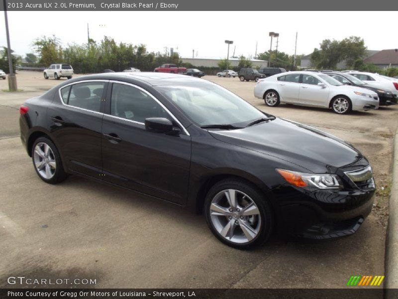 Crystal Black Pearl / Ebony 2013 Acura ILX 2.0L Premium