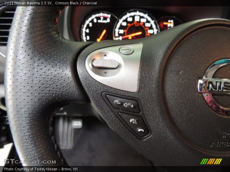 Crimson Black / Charcoal 2011 Nissan Maxima 3.5 SV