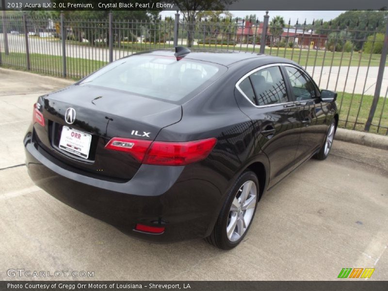 Crystal Black Pearl / Ebony 2013 Acura ILX 2.0L Premium