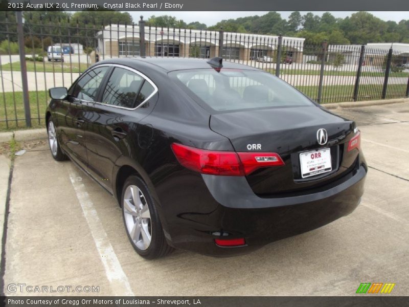 Crystal Black Pearl / Ebony 2013 Acura ILX 2.0L Premium