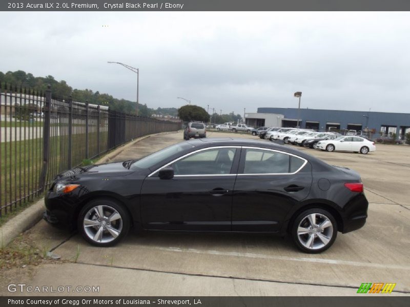 Crystal Black Pearl / Ebony 2013 Acura ILX 2.0L Premium