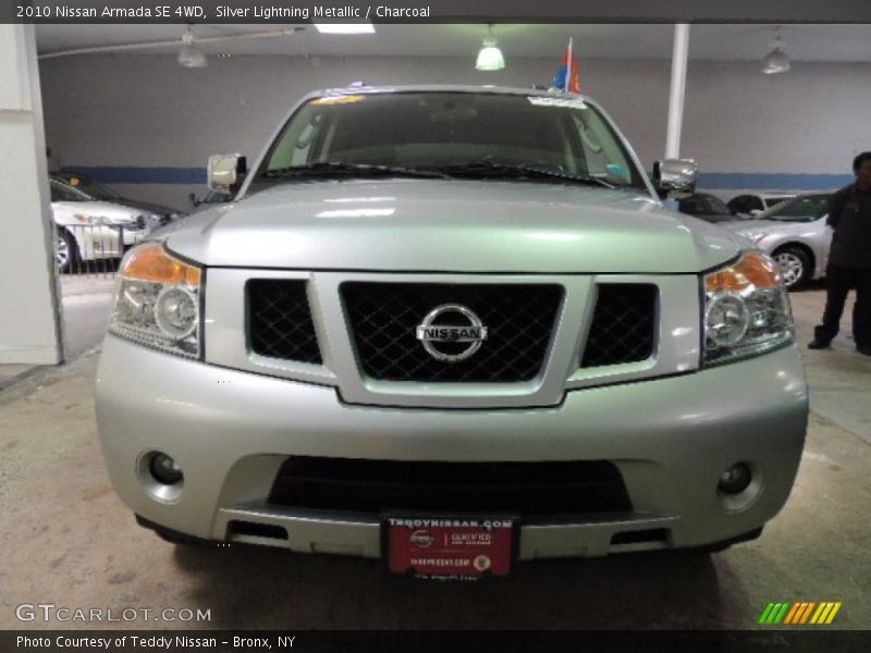 Silver Lightning Metallic / Charcoal 2010 Nissan Armada SE 4WD