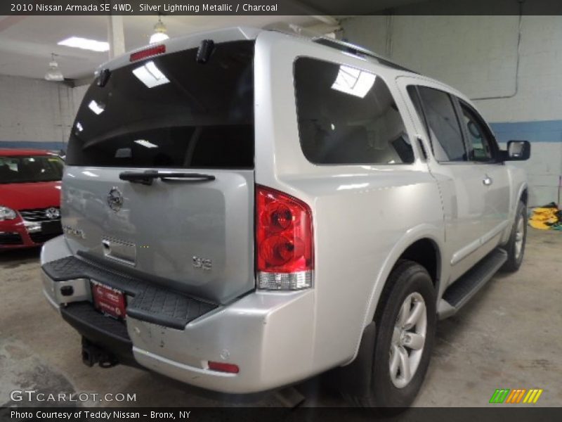 Silver Lightning Metallic / Charcoal 2010 Nissan Armada SE 4WD
