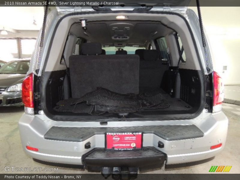 Silver Lightning Metallic / Charcoal 2010 Nissan Armada SE 4WD
