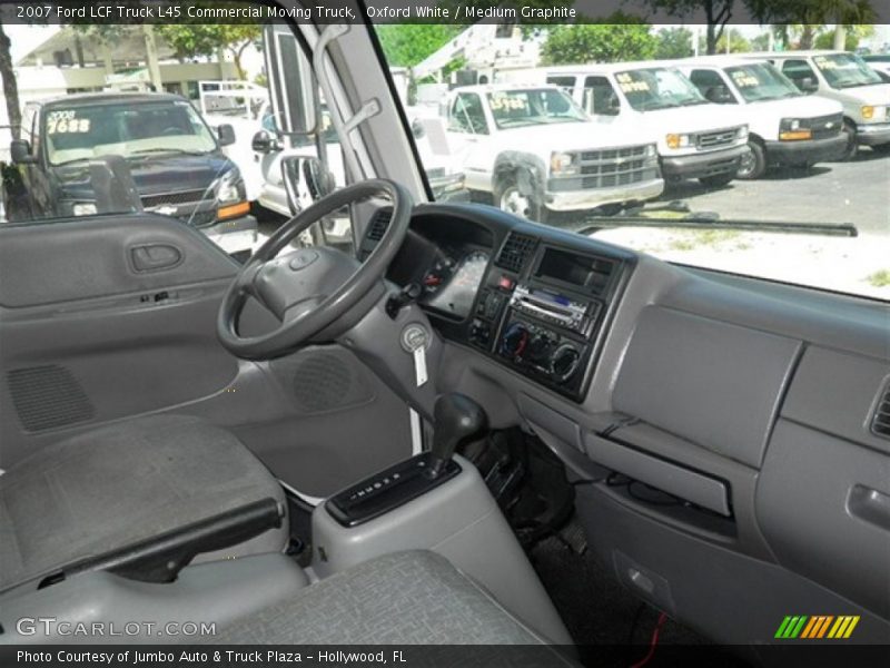 Oxford White / Medium Graphite 2007 Ford LCF Truck L45 Commercial Moving Truck