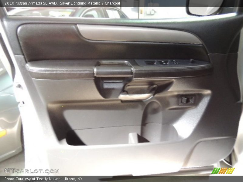 Silver Lightning Metallic / Charcoal 2010 Nissan Armada SE 4WD