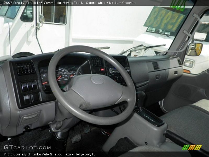 Oxford White / Medium Graphite 2007 Ford LCF Truck L45 Commercial Moving Truck