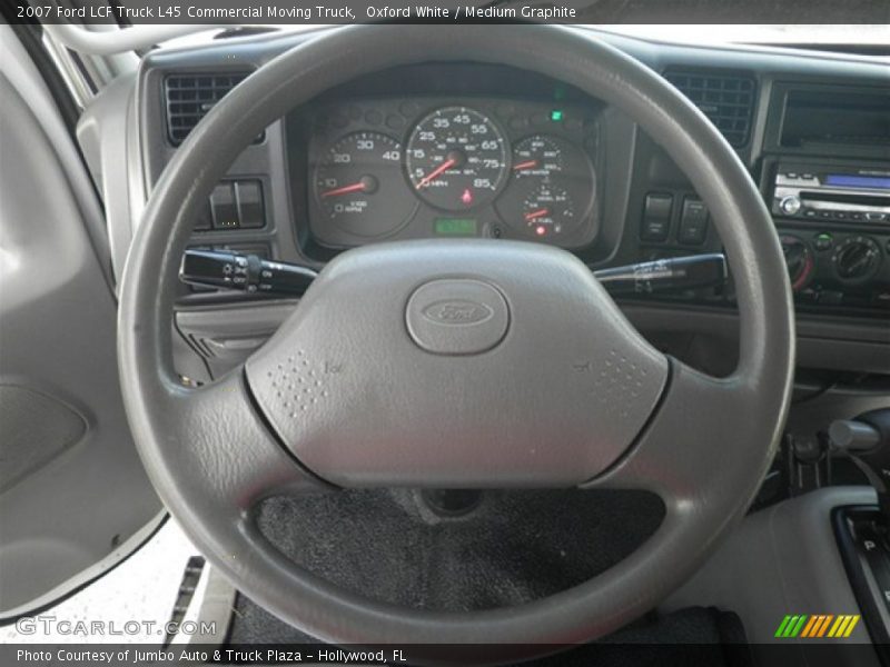 Oxford White / Medium Graphite 2007 Ford LCF Truck L45 Commercial Moving Truck