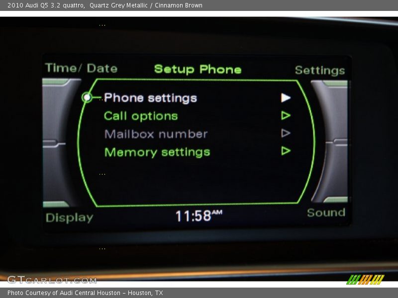 Quartz Grey Metallic / Cinnamon Brown 2010 Audi Q5 3.2 quattro