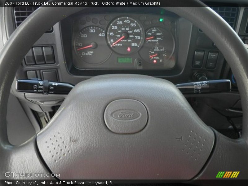 Oxford White / Medium Graphite 2007 Ford LCF Truck L45 Commercial Moving Truck