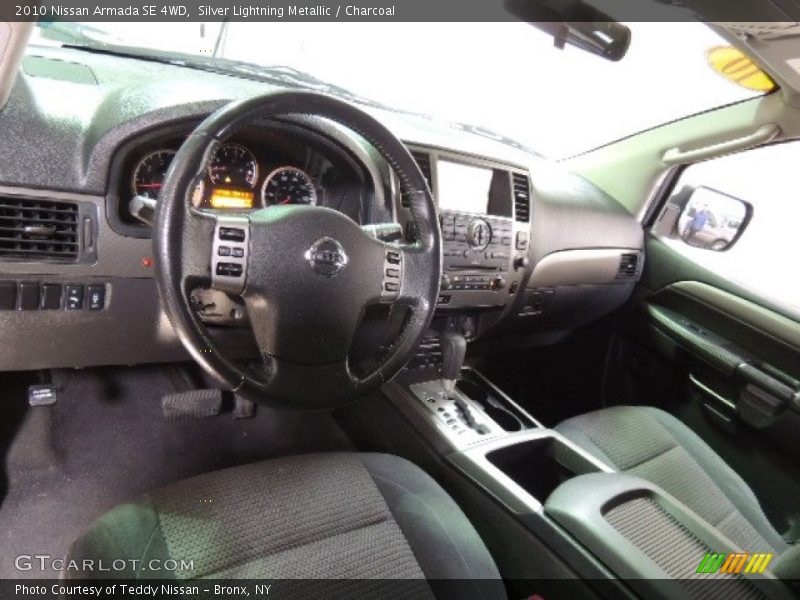 Silver Lightning Metallic / Charcoal 2010 Nissan Armada SE 4WD