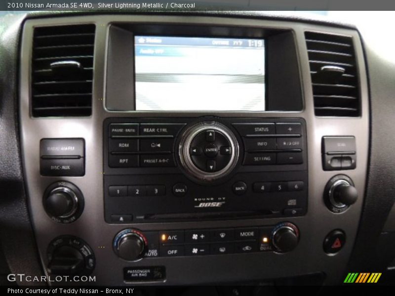 Silver Lightning Metallic / Charcoal 2010 Nissan Armada SE 4WD