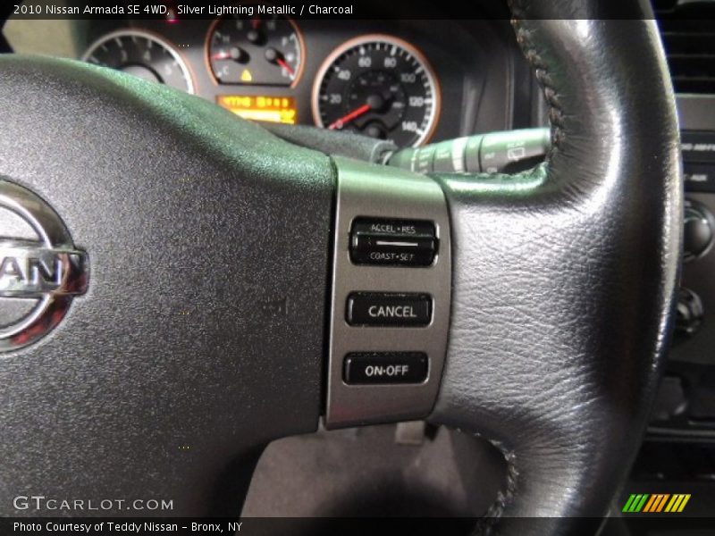 Silver Lightning Metallic / Charcoal 2010 Nissan Armada SE 4WD