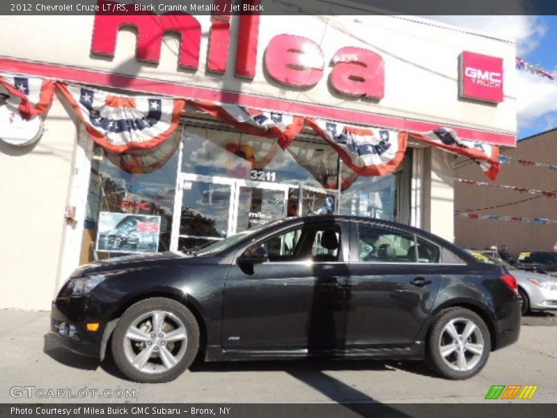 Black Granite Metallic / Jet Black 2012 Chevrolet Cruze LT/RS