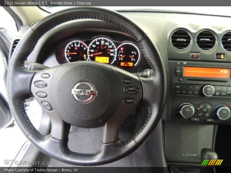Brilliant Silver / Charcoal 2012 Nissan Altima 2.5 S