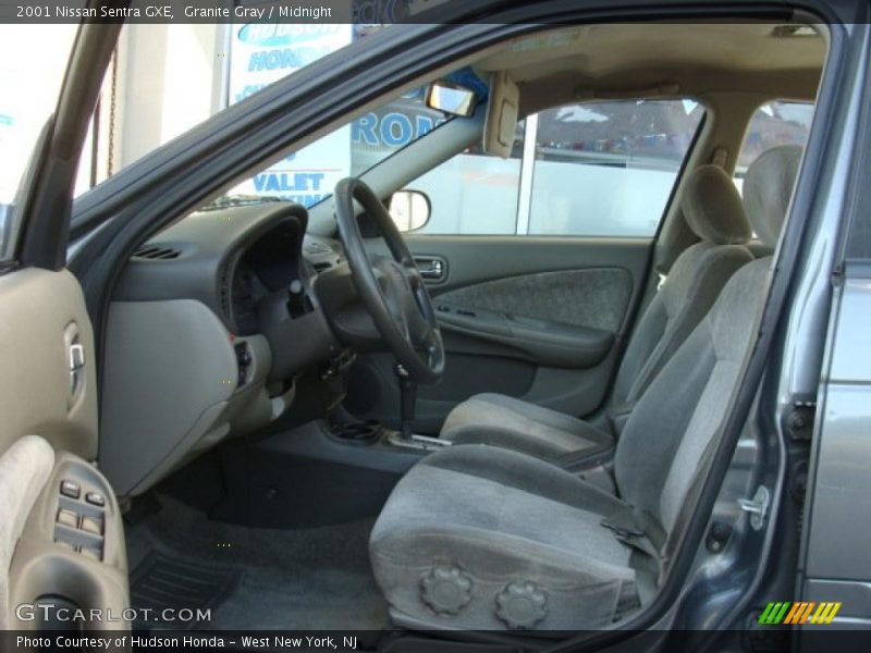 Granite Gray / Midnight 2001 Nissan Sentra GXE