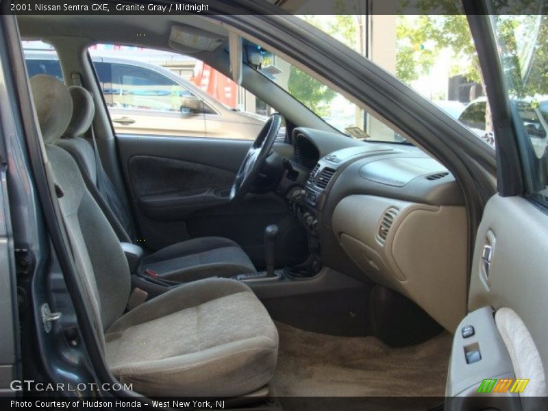 Granite Gray / Midnight 2001 Nissan Sentra GXE