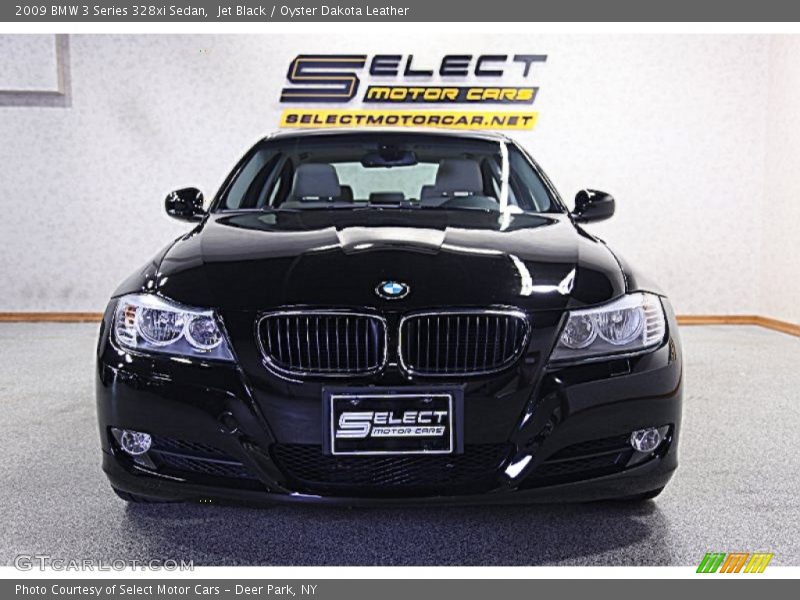 Jet Black / Oyster Dakota Leather 2009 BMW 3 Series 328xi Sedan