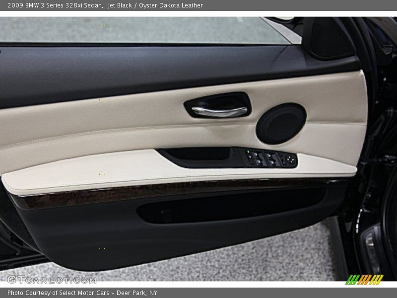 Jet Black / Oyster Dakota Leather 2009 BMW 3 Series 328xi Sedan