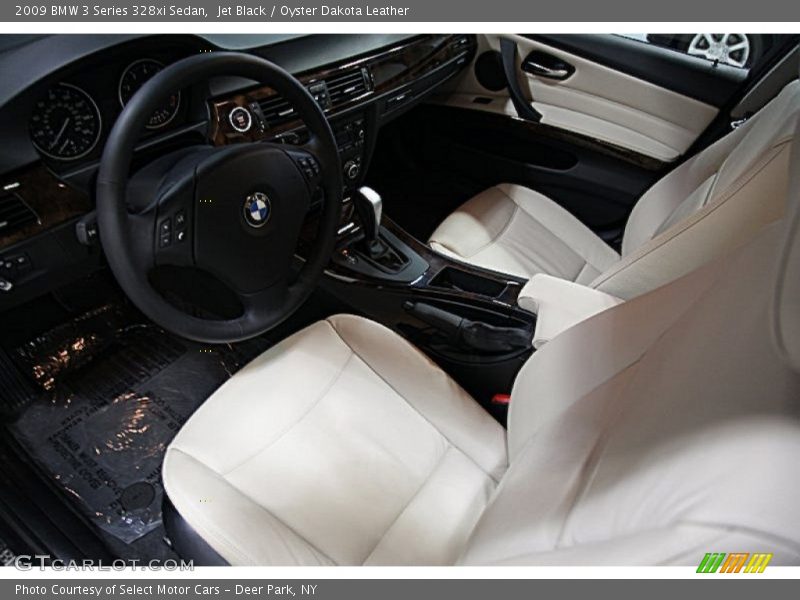 Jet Black / Oyster Dakota Leather 2009 BMW 3 Series 328xi Sedan