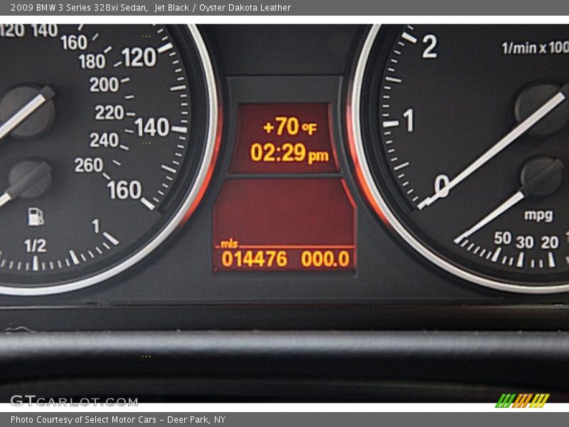 Jet Black / Oyster Dakota Leather 2009 BMW 3 Series 328xi Sedan