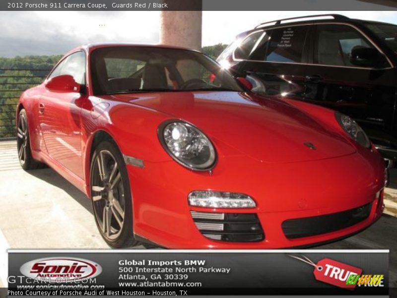 Guards Red / Black 2012 Porsche 911 Carrera Coupe