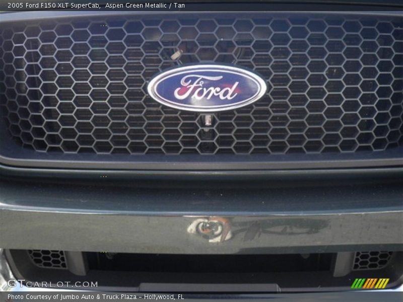 Aspen Green Metallic / Tan 2005 Ford F150 XLT SuperCab