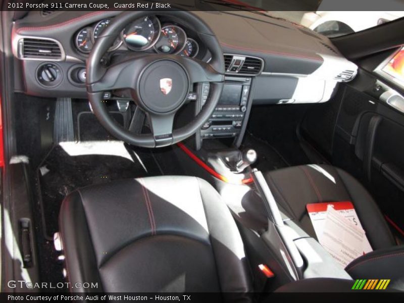 Guards Red / Black 2012 Porsche 911 Carrera Coupe