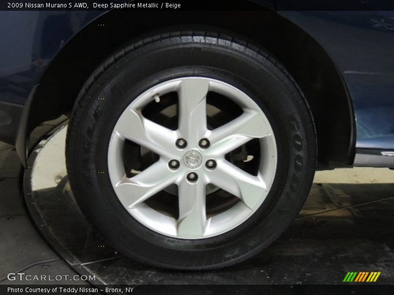 Deep Sapphire Metallic / Beige 2009 Nissan Murano S AWD