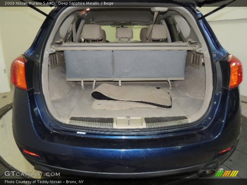 Deep Sapphire Metallic / Beige 2009 Nissan Murano S AWD