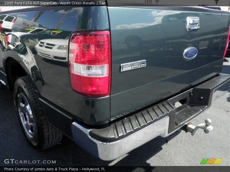 Aspen Green Metallic / Tan 2005 Ford F150 XLT SuperCab