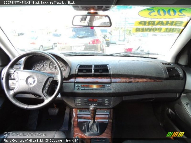 Black Sapphire Metallic / Black 2005 BMW X5 3.0i