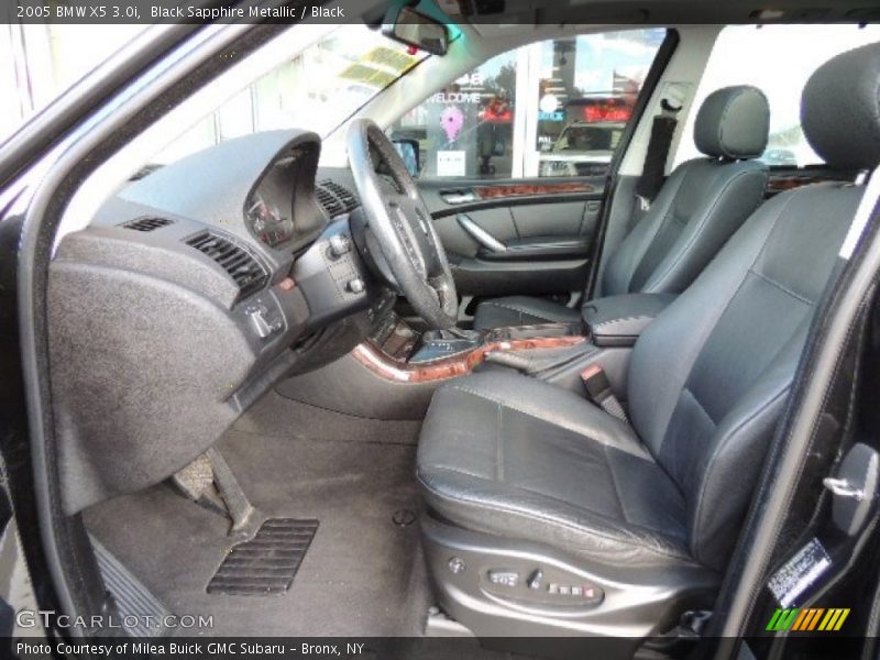 Black Sapphire Metallic / Black 2005 BMW X5 3.0i