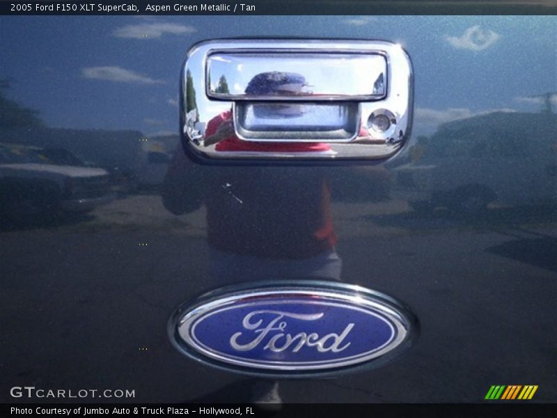 Aspen Green Metallic / Tan 2005 Ford F150 XLT SuperCab