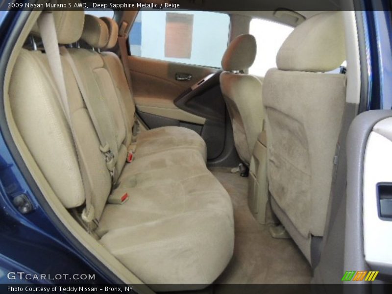 Deep Sapphire Metallic / Beige 2009 Nissan Murano S AWD