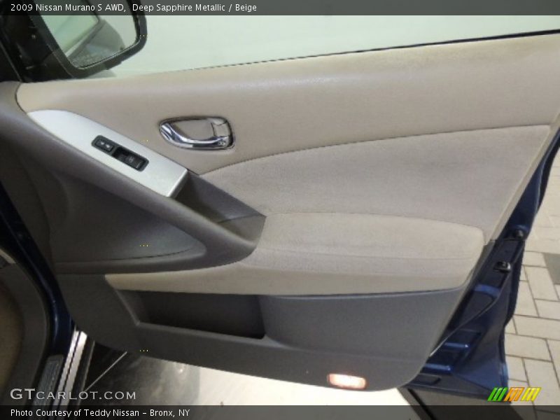 Deep Sapphire Metallic / Beige 2009 Nissan Murano S AWD