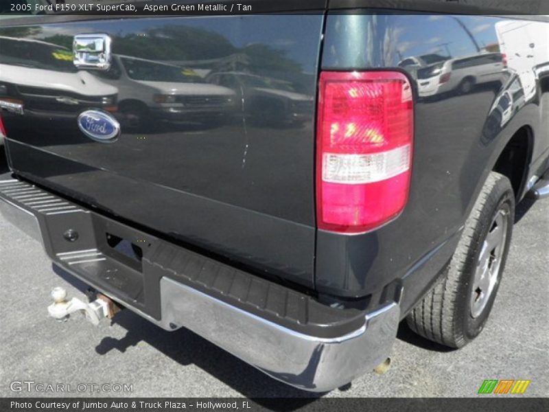 Aspen Green Metallic / Tan 2005 Ford F150 XLT SuperCab