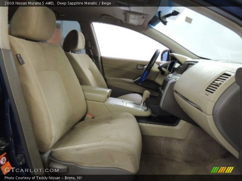 Deep Sapphire Metallic / Beige 2009 Nissan Murano S AWD