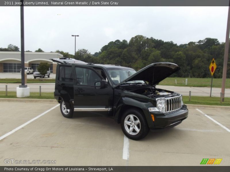 Natural Green Metallic / Dark Slate Gray 2011 Jeep Liberty Limited