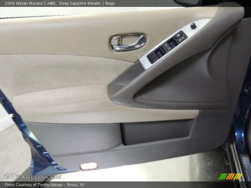 Deep Sapphire Metallic / Beige 2009 Nissan Murano S AWD