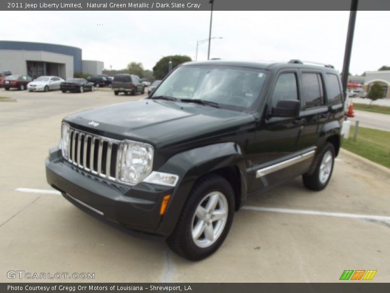 Natural Green Metallic / Dark Slate Gray 2011 Jeep Liberty Limited