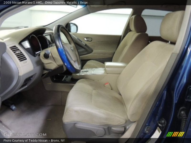 Deep Sapphire Metallic / Beige 2009 Nissan Murano S AWD