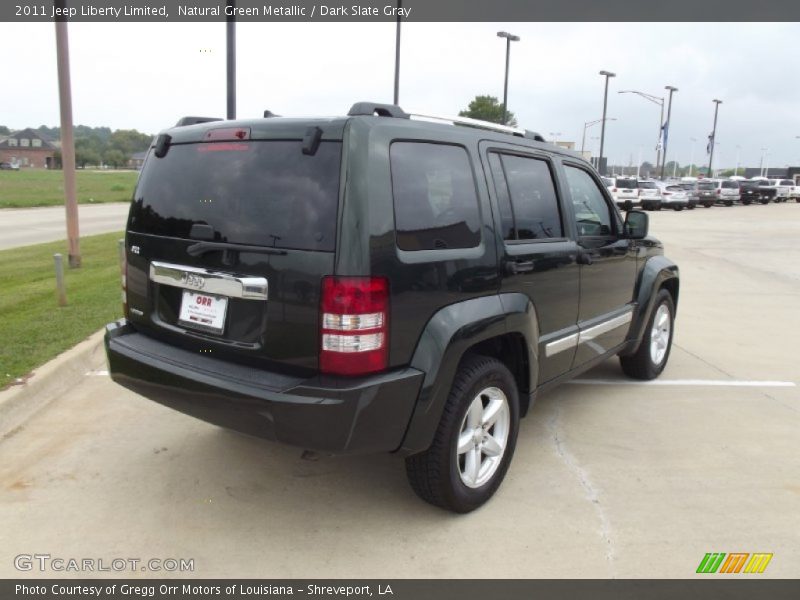 Natural Green Metallic / Dark Slate Gray 2011 Jeep Liberty Limited