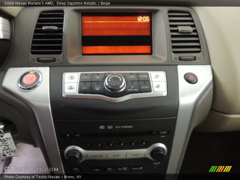 Deep Sapphire Metallic / Beige 2009 Nissan Murano S AWD
