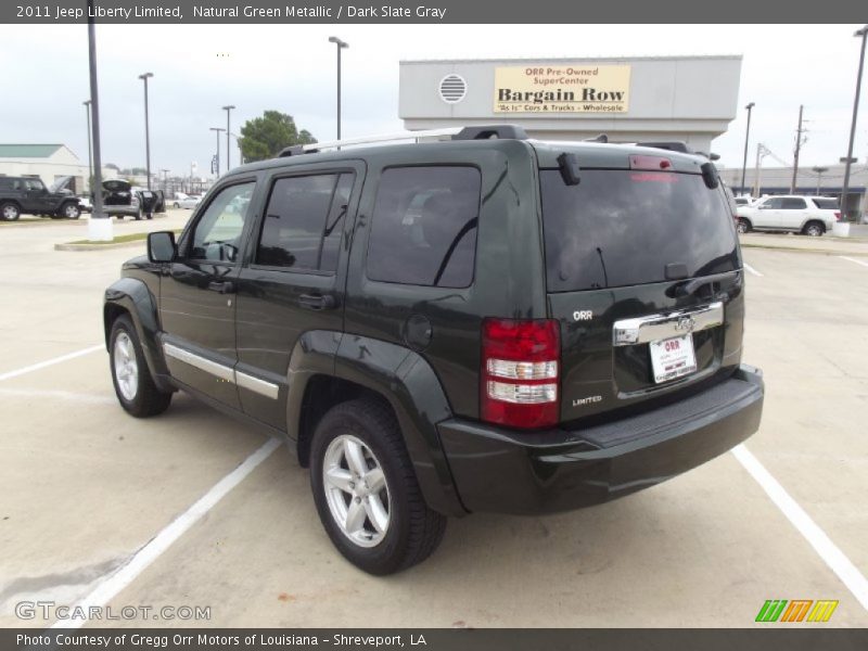 Natural Green Metallic / Dark Slate Gray 2011 Jeep Liberty Limited