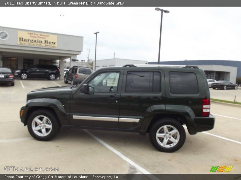 Natural Green Metallic / Dark Slate Gray 2011 Jeep Liberty Limited