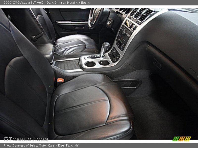 Dark Crimson Metallic / Ebony 2009 GMC Acadia SLT AWD