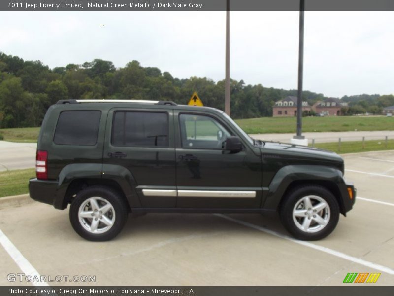 Natural Green Metallic / Dark Slate Gray 2011 Jeep Liberty Limited