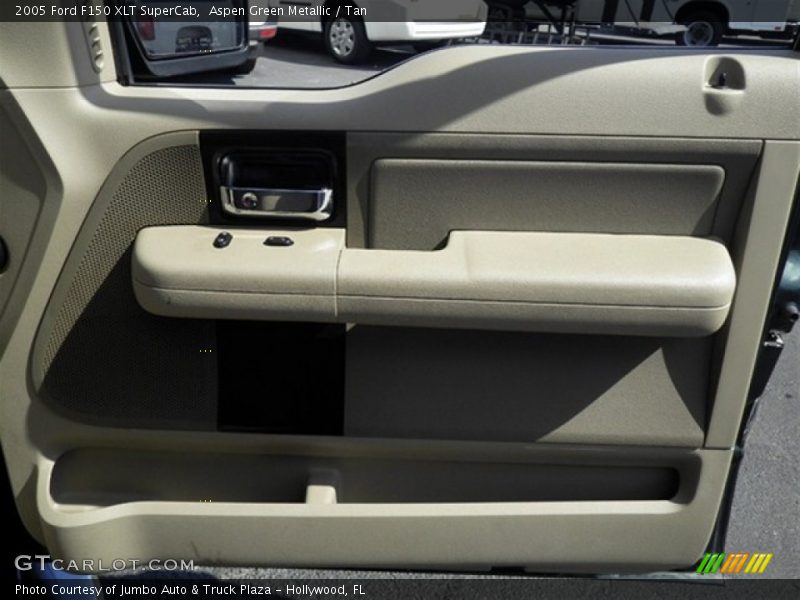 Aspen Green Metallic / Tan 2005 Ford F150 XLT SuperCab